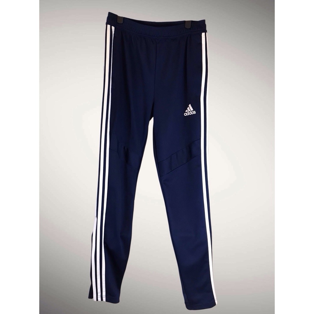 Adidas Track Aeroready‎ Sweatpants Navy White Tapered Bottom Men's Size Large